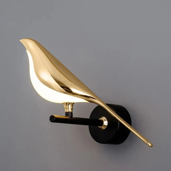 Arandela Dourada de Pássaro Moderna - Neo Elegance - Neohousi