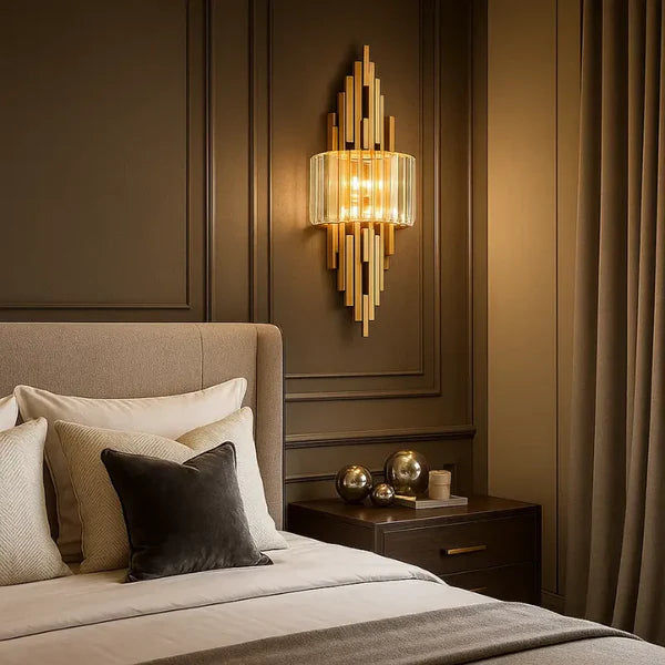 Arandela de Parede Gatsby Dourada