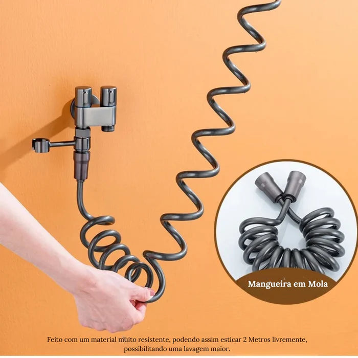 Kit Completo Ducha Higiênica Inox - Alta Pressão - Neohousi