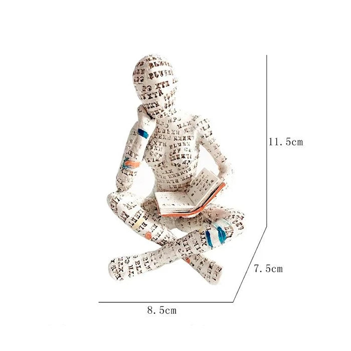 Escultura Decorativa O Leitor - Neohousi