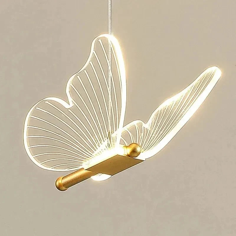 Luminária Led Pendente de Borboleta - Neo Elegance - Neohousi