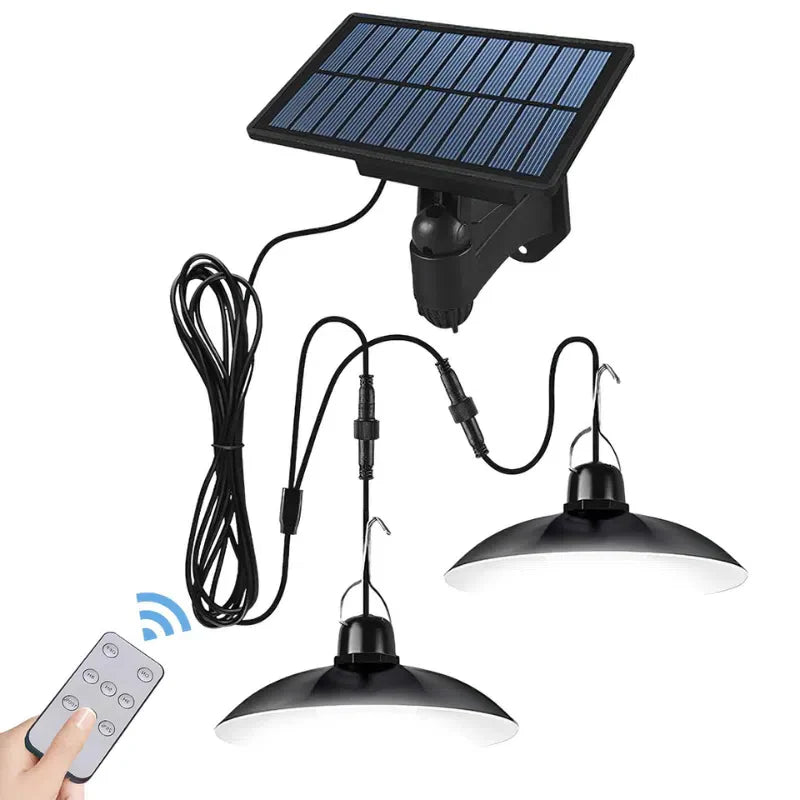 Luminária Pendente Solar com Controle Remoto - Neohousi