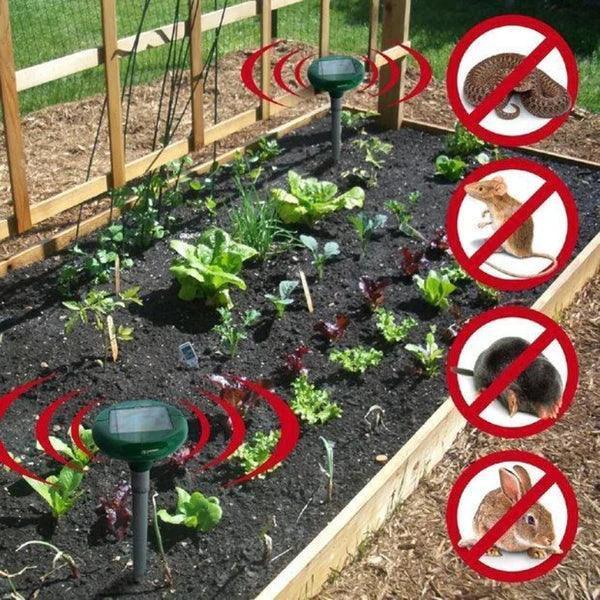 Repelente Solar Ultrassônico à Prova d'Água - Afasta Ratos, Cobras, Insetos e Pombos - Neohousi