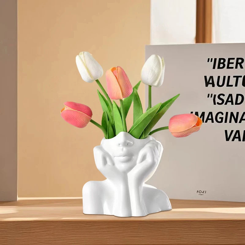 Vaso Escultura Florescente - Neohousi