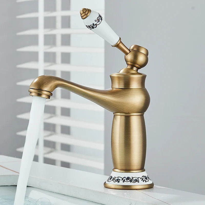 Torneira para Banheiro Monocomando - Retro Vintage Bica Baixa - Neohousi