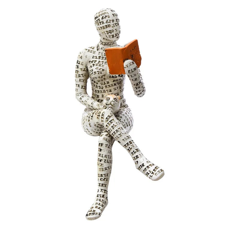 Escultura Decorativa O Leitor - Neohousi