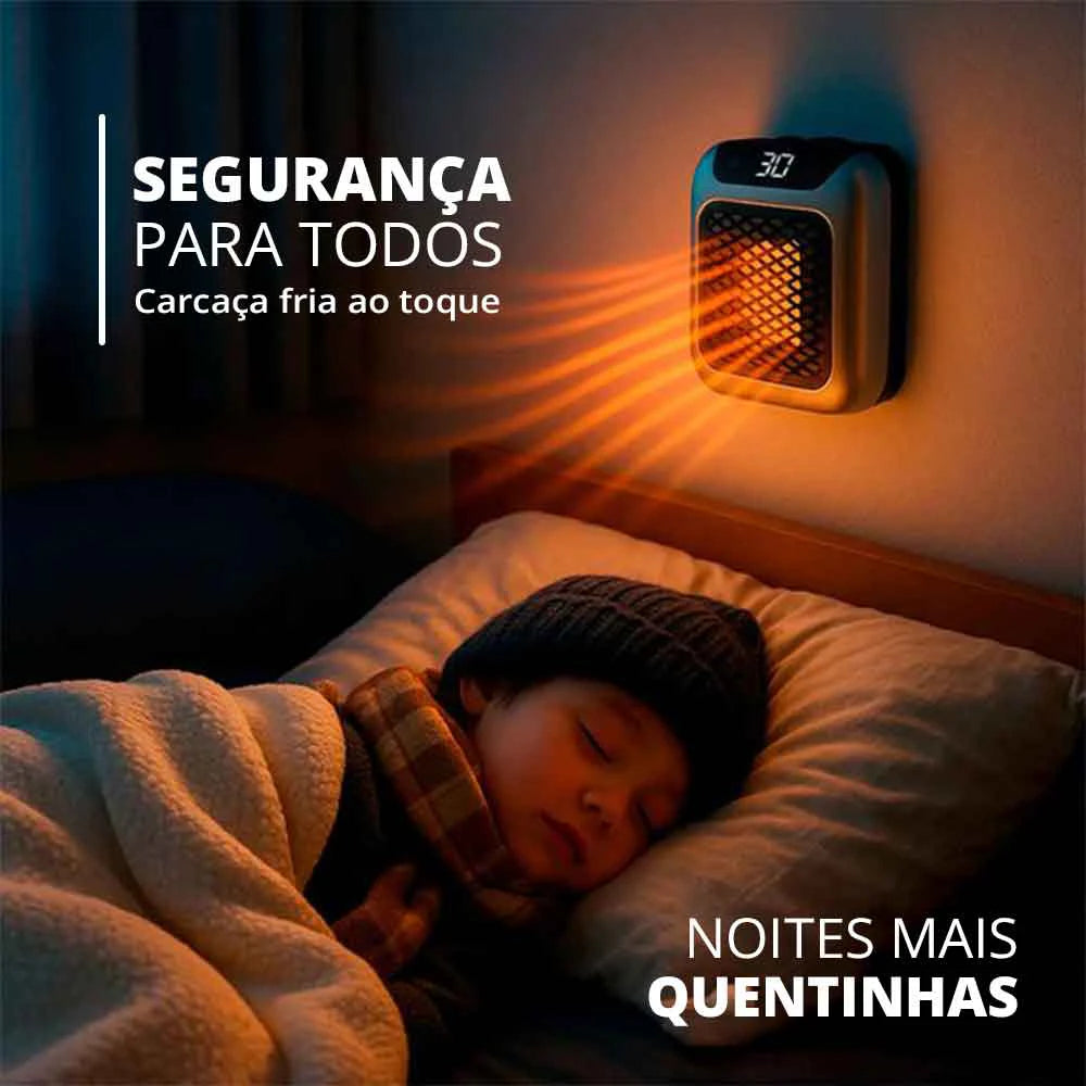 Aquecedor Portátil HeatBox com Controle Remoto Bivolt - Neohousi