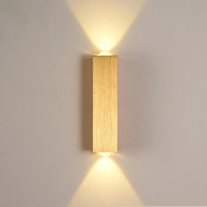 Arandela de Parede Externa Dourada - Neohousi