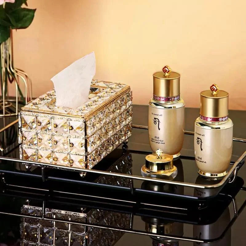 Caixa Porta-Lenço de Papel para Decoração e Organização - Neohousi