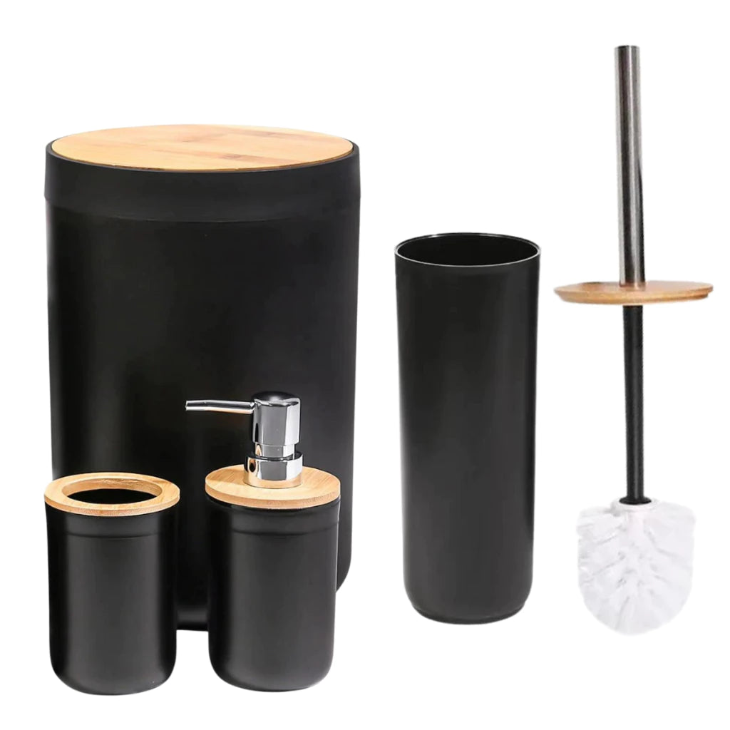 Conjunto para Banheiro Bambu Soft - 6 Peças - Neohousi
