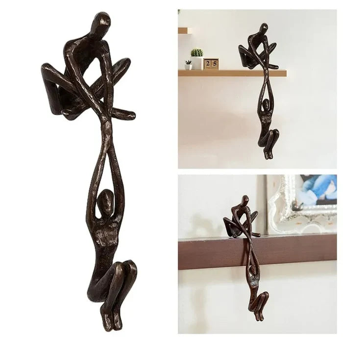 Escultura Decorativa Casal Ornamental - Neohousi