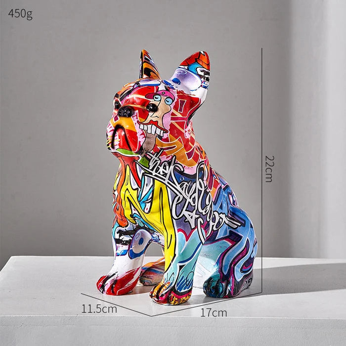 Escultura Charlie Abstrato - Bulldog Collection - Neohousi