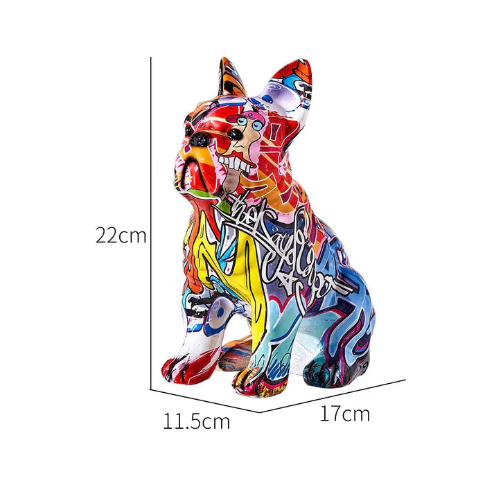 Escultura Charlie Abstrato - Bulldog Collection - Neohousi