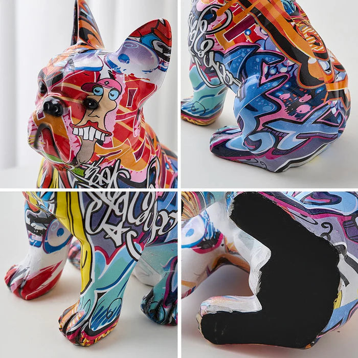 Escultura Charlie Abstrato - Bulldog Collection - Neohousi