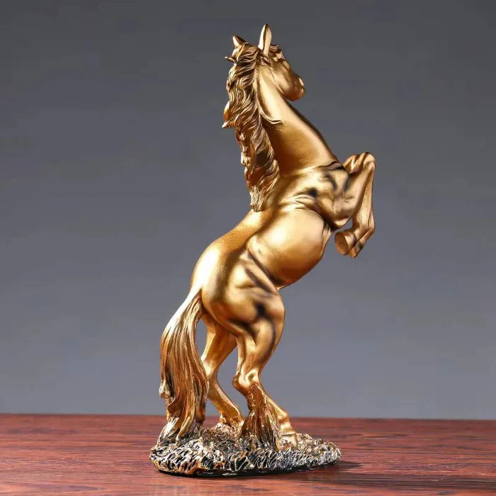 Escultura Decorativa Cavalo Majestoso - Neohousi