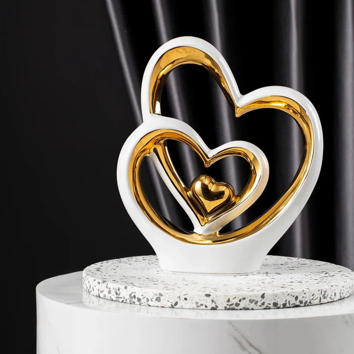 Escultura Decorativa de Coração - Neohousi