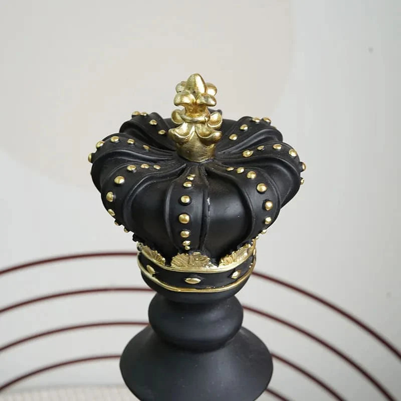 Estatueta Decorativa Peças de Xadrez em Resina - Neohousi