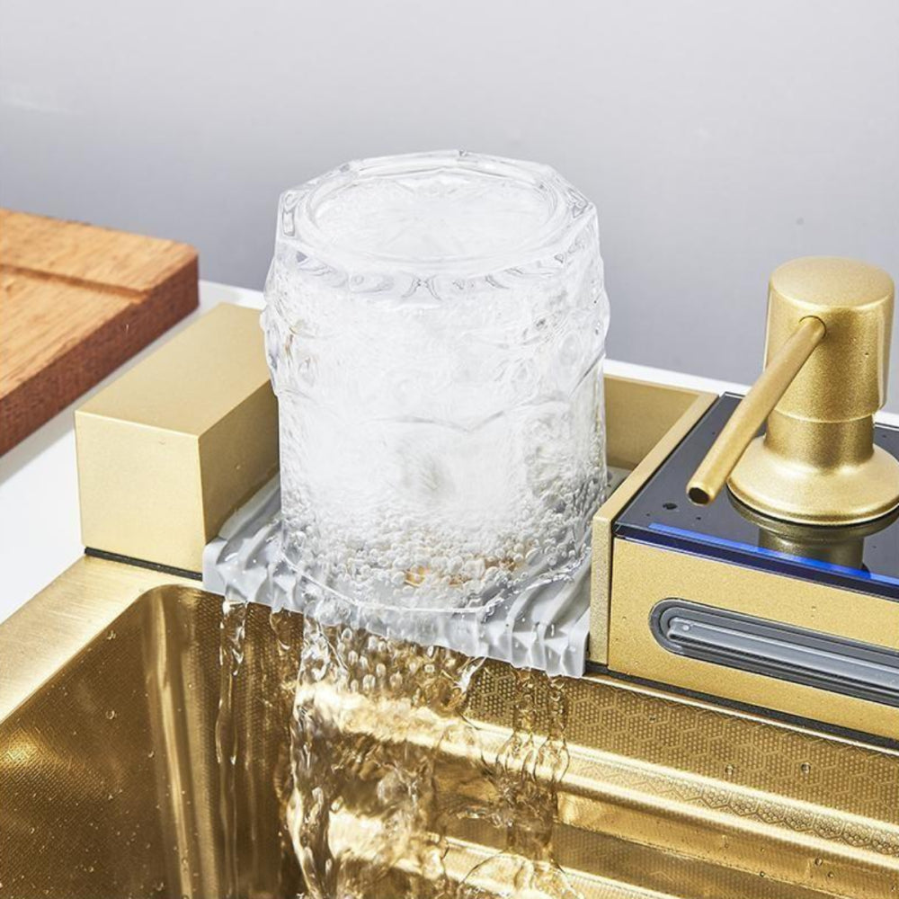 Kit Cuba Gourmet AquaTech Smart Pro Aço Inox com Torneira Flexível - Neohousi