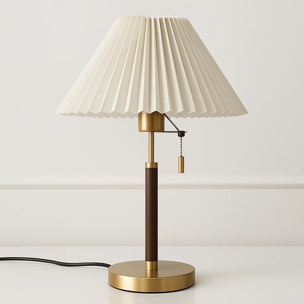 Luminária de Mesa Abajur Moderna Minimalista Tecido Lucent
