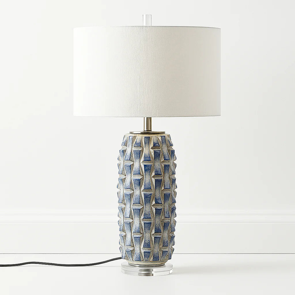 Luminária de Mesa Moderna Minimalista Clássica Cúpula Cerâmica Ocean