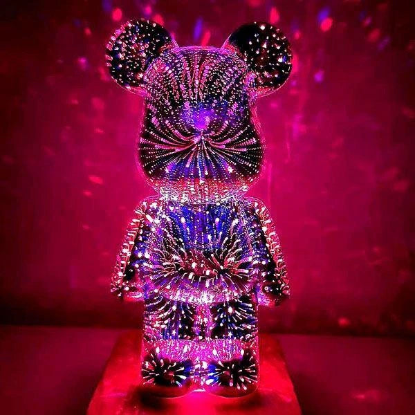 Luminária de Mesa Ursinho em Festa - Neohousi