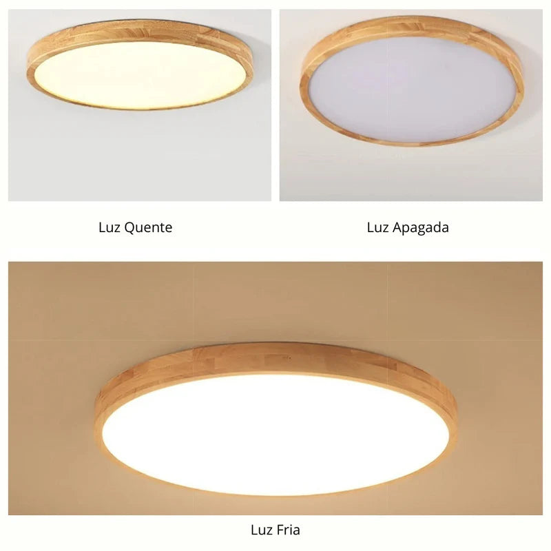 Luminária de Teto Plafon Oak - Neohousi