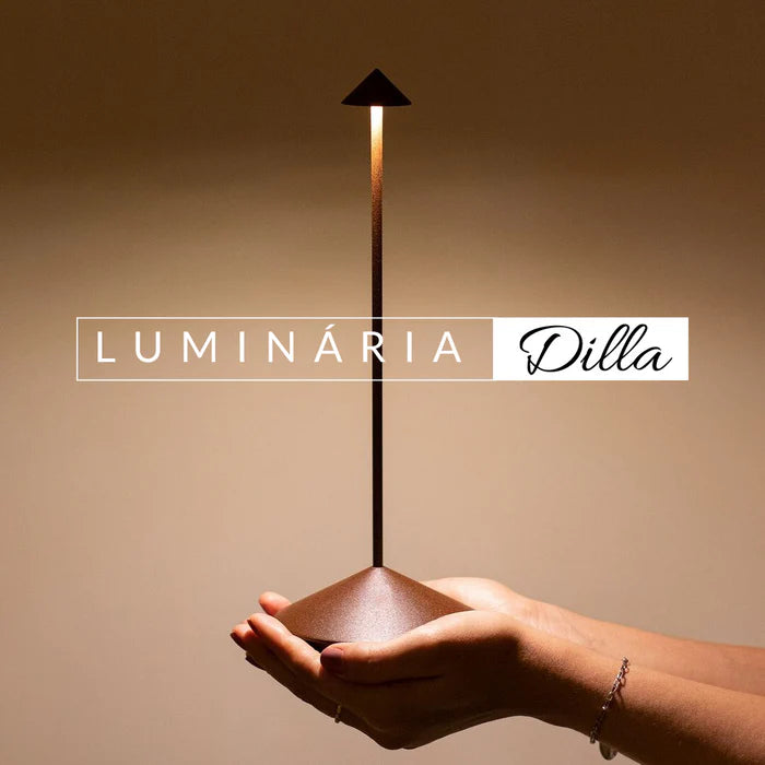 Luminária De Mesa Dilla Portátil Recarregável - Neohousi