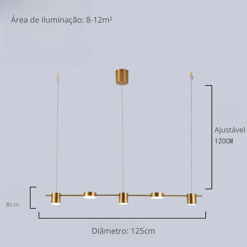 Lustre Pendente Moderno Manhattan - Neohousi