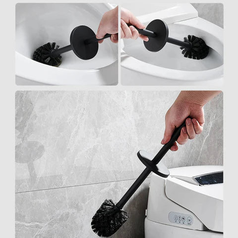 Porta Escova de Banheiro em Inox - Neohousi