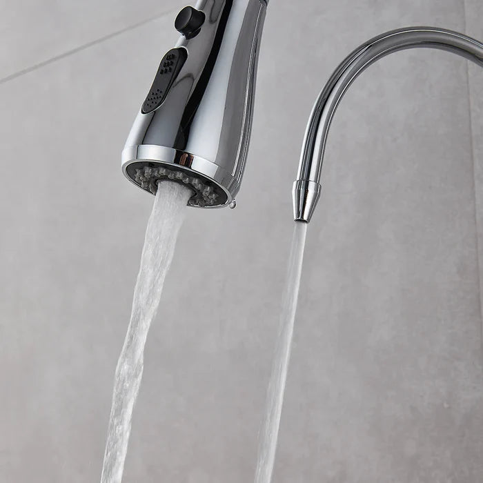 Torneira Gourmet Cozinha Milano Monocomando com Filtro de Água e Jato Extensível - Neohousi