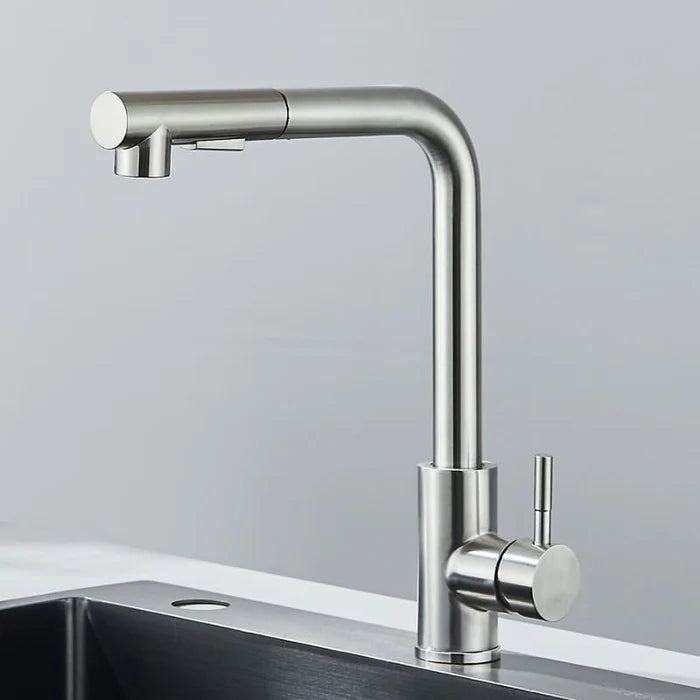 Torneira Gourmet Cozinha Helsinki Retrátil 360º Monocomando Pulverizador Dupla Misturador - Neohousi