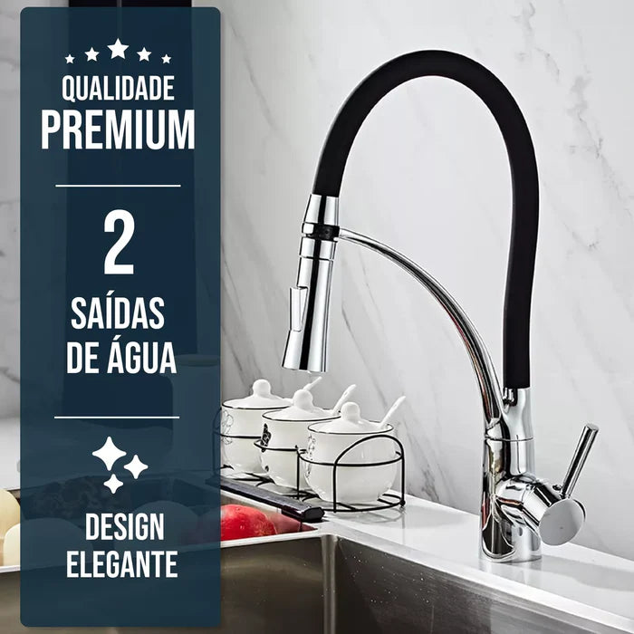 Torneira Gourmet Cozinha Napoli Monocomando - Neohousi