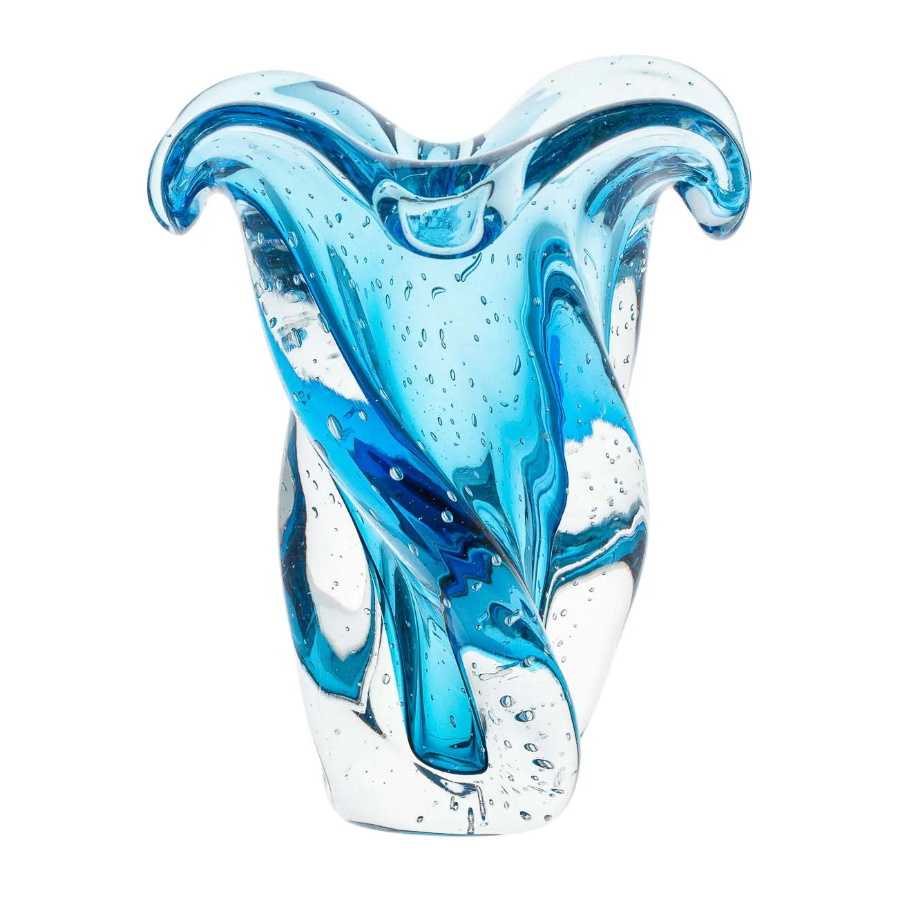 Vaso Decorativo em Murano Onda