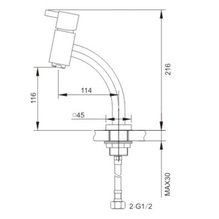 Torneira para Banheiro Misturador Monocomando - Summit - Neohousi