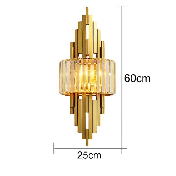 Arandela de Parede Gatsby Dourada