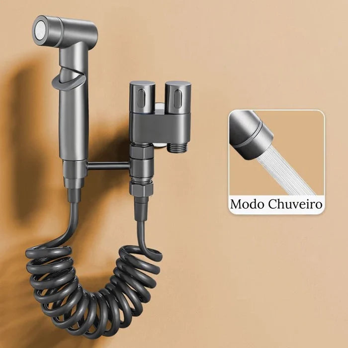 Kit Completo Ducha Higiênica Inox - Alta Pressão - Neohousi