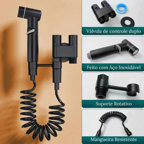 Kit Completo Ducha Higiênica Inox - Alta Pressão - Neohousi