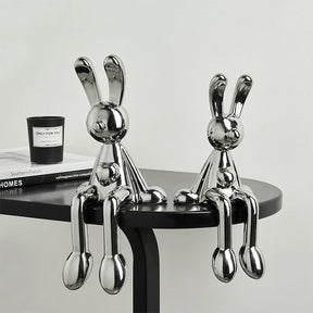 Escultura Coelho Metálico Neohousi - Neohousi