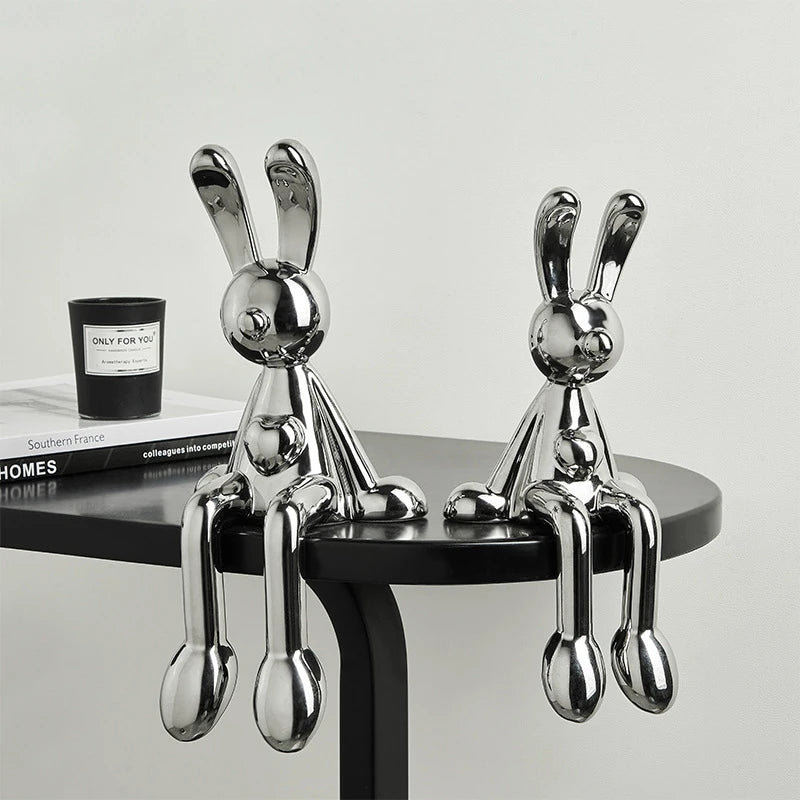 Escultura Coelho Metálico Neohousi - Neohousi