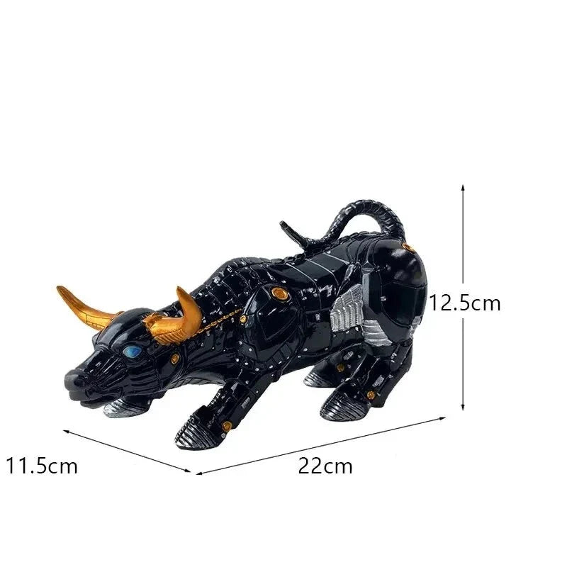 Escultura Decorativa Touro da Riqueza - Neohousi