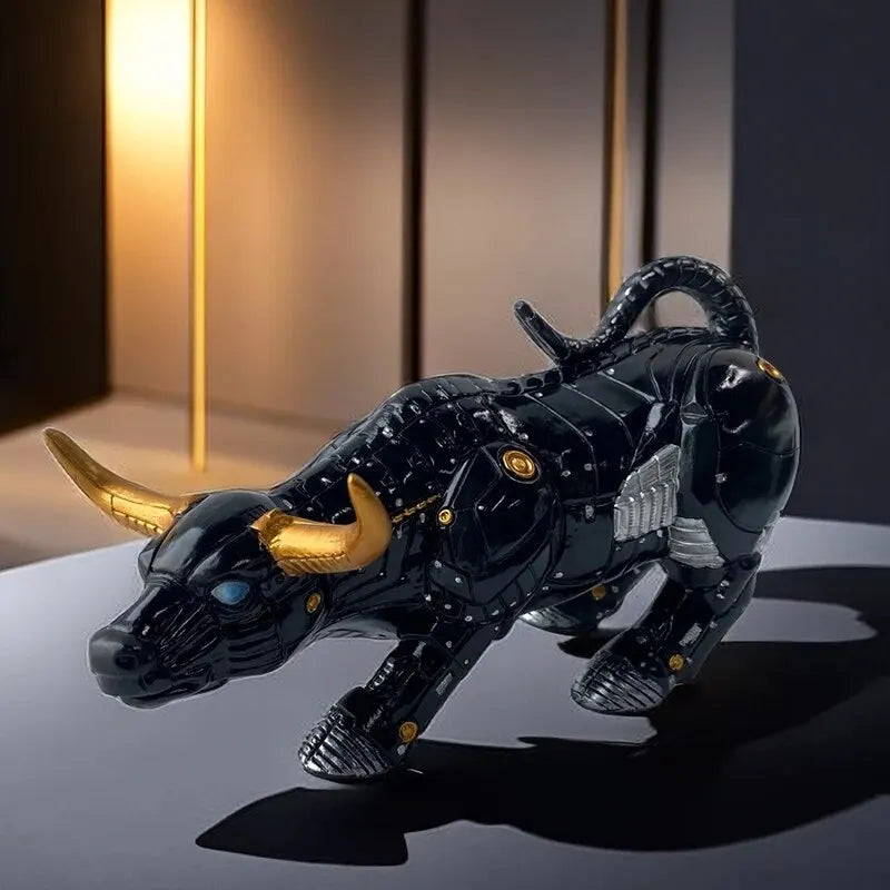 Escultura Decorativa Touro da Riqueza - Neohousi