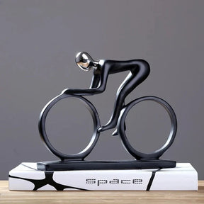 Estátua Ciclista Minimalista - Neohousi