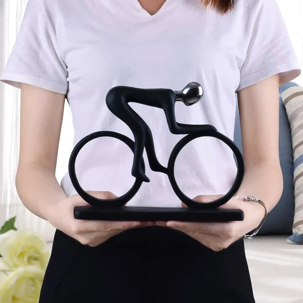 Estátua Ciclista Minimalista - Neohousi
