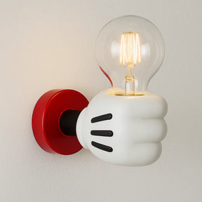 Luminária Arandela Moderna Minimalista Cartoon Hand