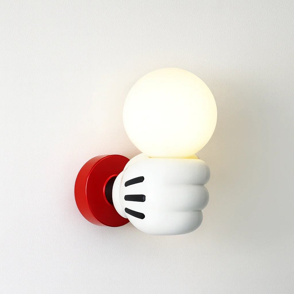 Luminária Arandela Moderna Minimalista Cartoon Hand