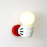 Luminária Arandela Moderna Minimalista Cartoon Hand