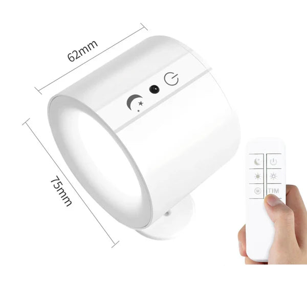 Arandela Led Neolight Foco Duplo Recarregável com Controle Remoto - Neohousi