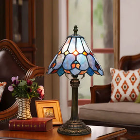 Luminária de Mesa Abajur Alvorada Vitral