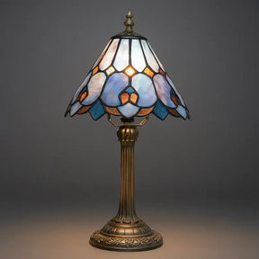 Luminária de Mesa Abajur Alvorada Vitral