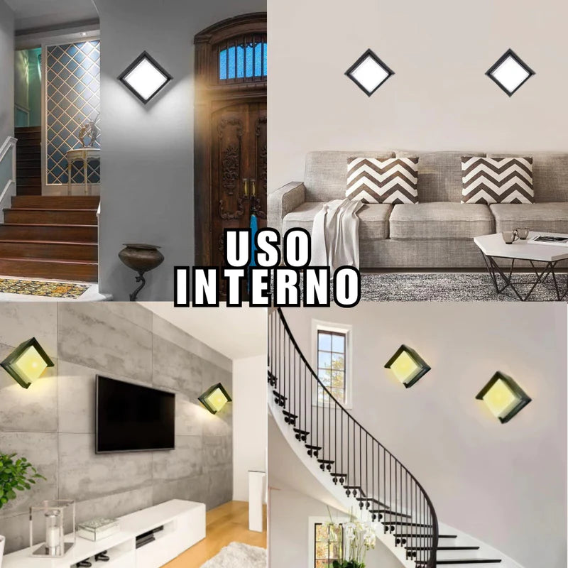 Arandela de Parede Quadrada Minimalista - Neohousi